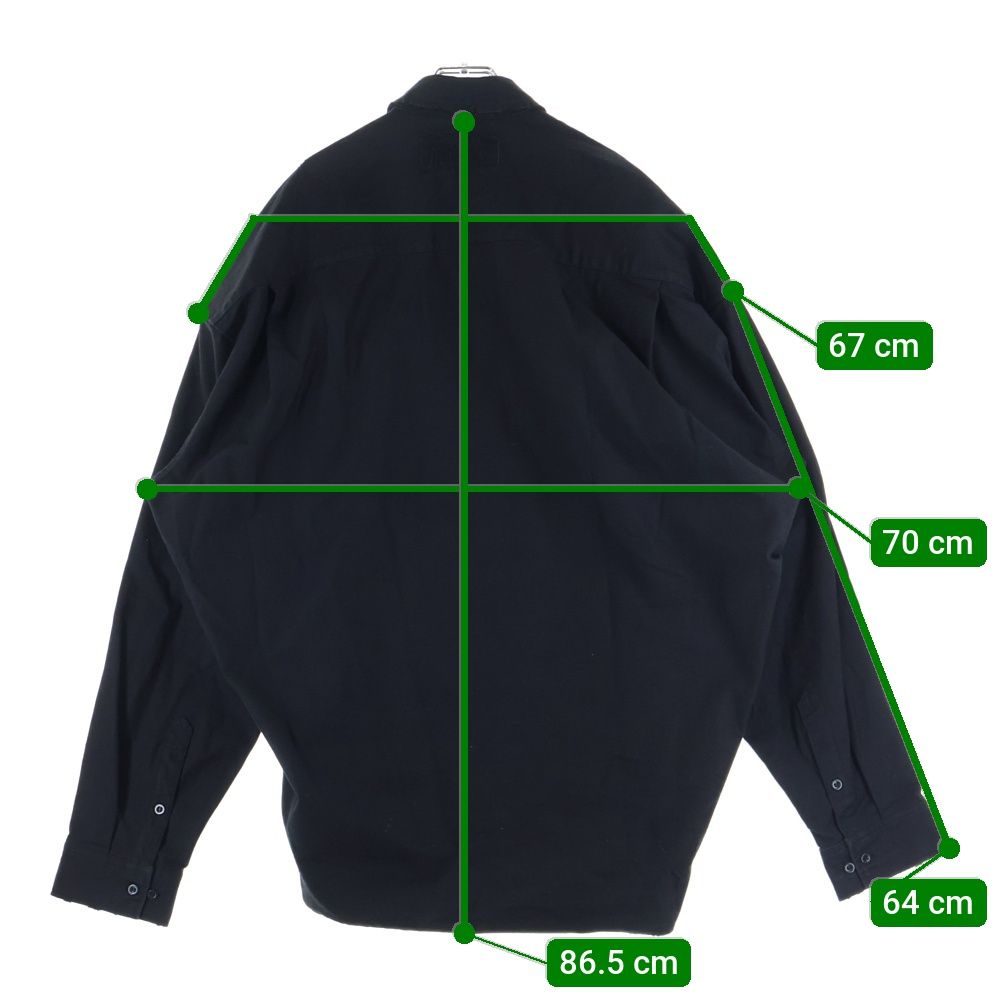 ZAC∴VARGAS (ザックバルガス) ダメージ加工 長袖シャツジャケット