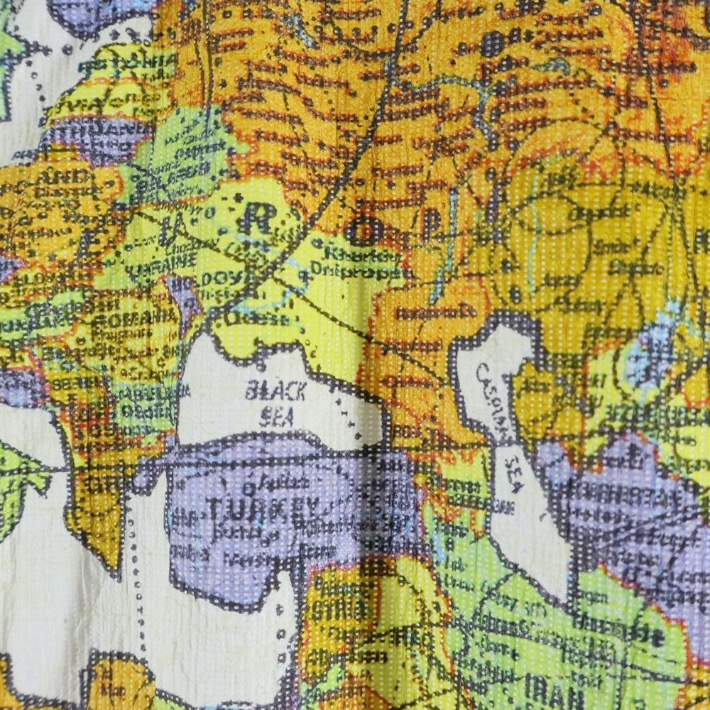 SAINT MICHAEL (セントマイケル) DR.WOO DW BJ PAPER JKT WORLD MAP