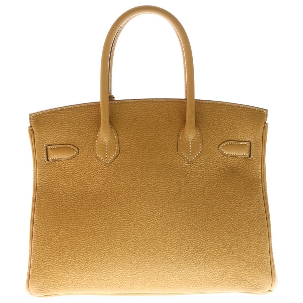 HERMES (エルメス) バーキン30 ナチュラル トゴ ハンドバッグ ゴールド