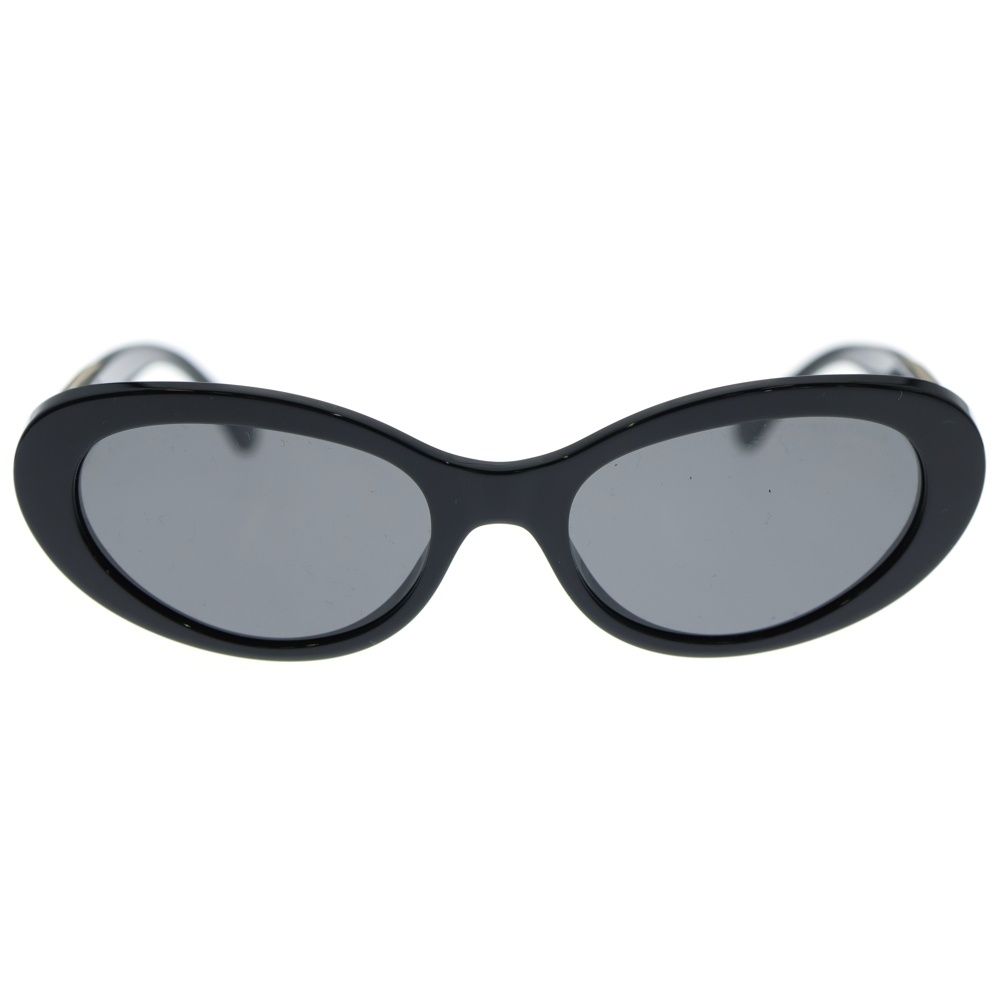 CHANEL (シャネル) ココマーク オーバルシェイプ ブラック サングラス