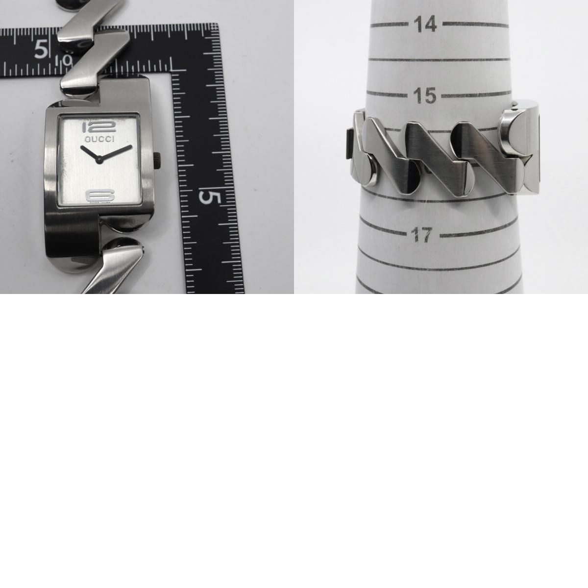 グッチ GUCCI 2055G レディース腕時計 シルバー文字盤 ステンレス