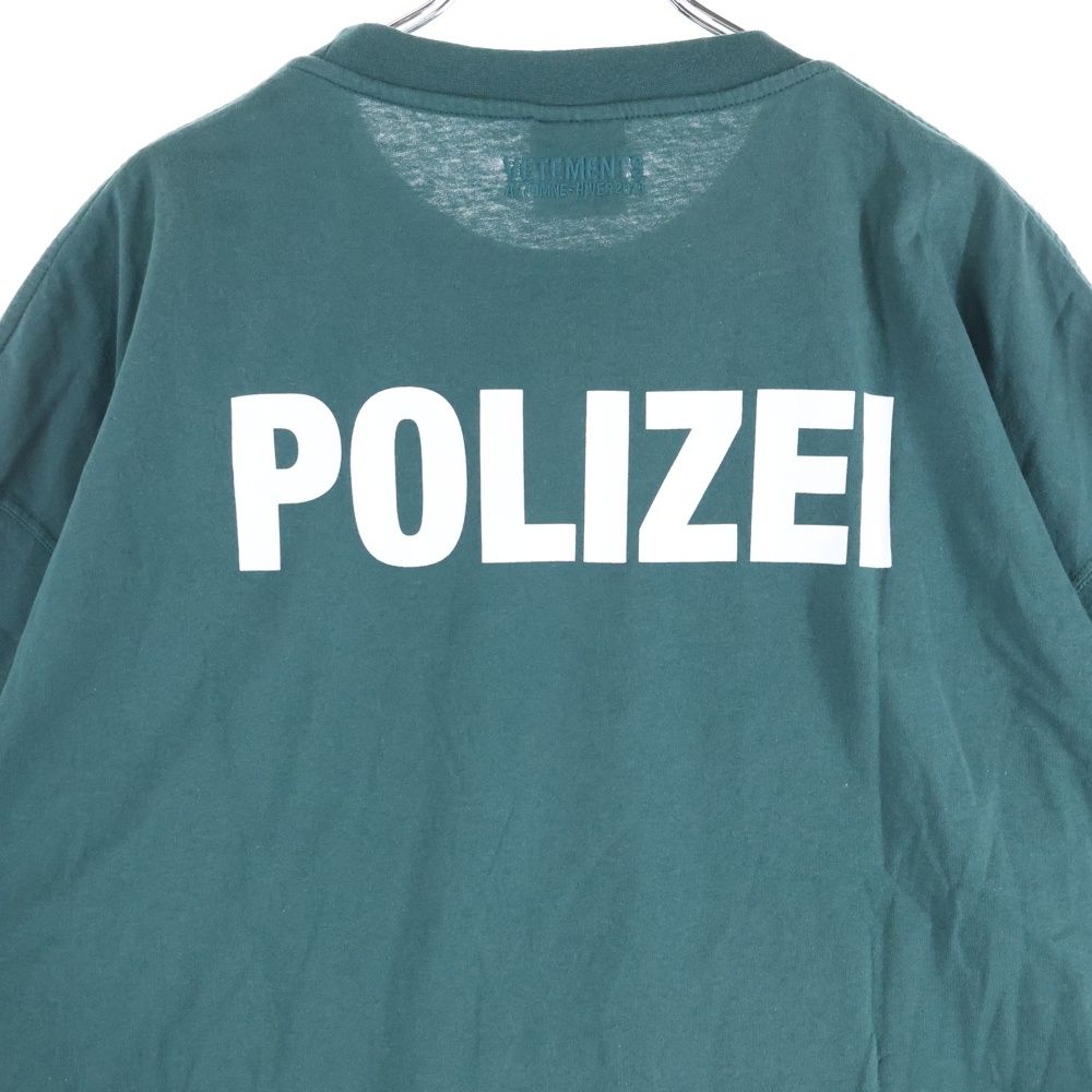 VETEMENTS (ヴェトモン) 20AW POLIZEI フロントプリント クルーネック