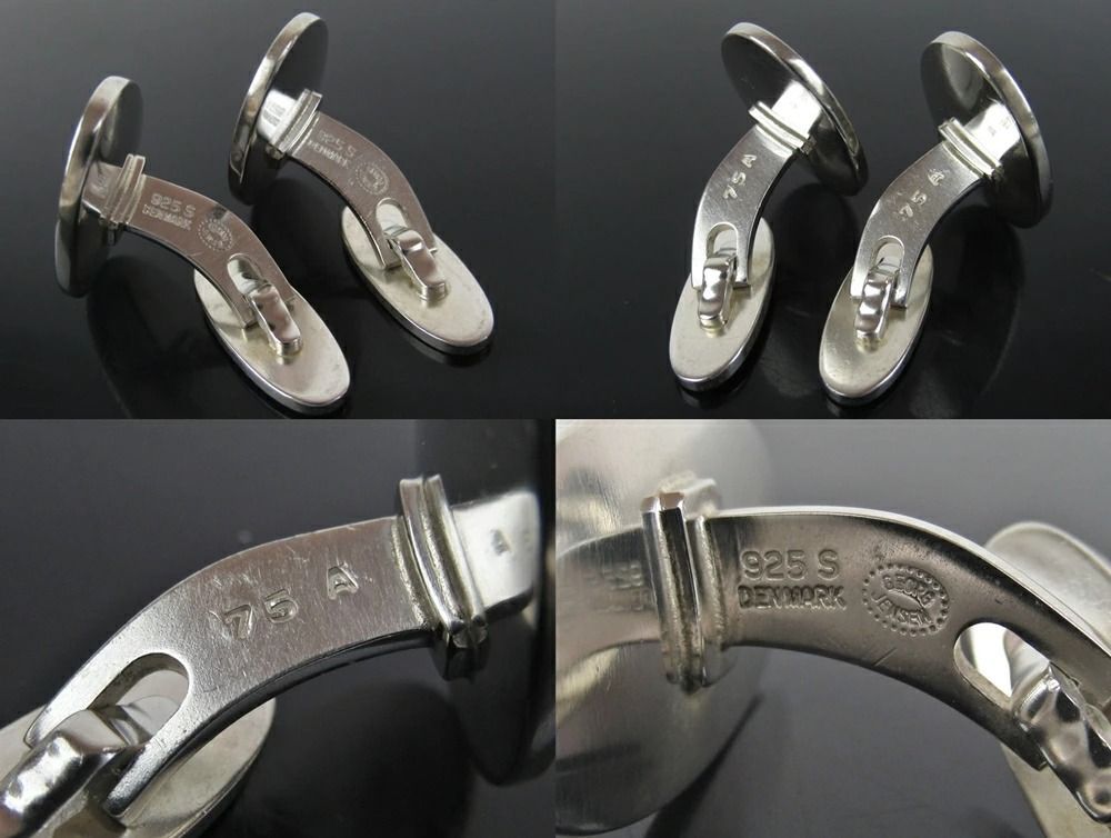 GEORG JENSEN ジョージ・ジェンセン カフリンクス カフスボタン #75A