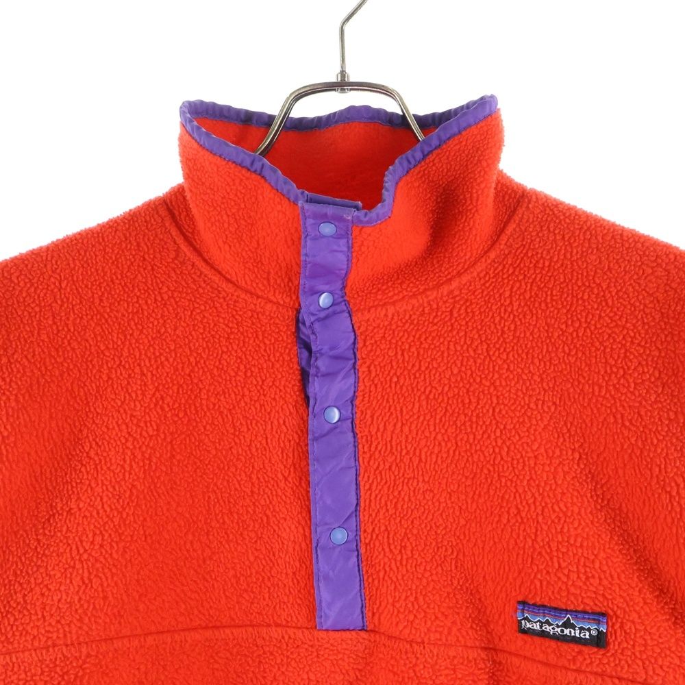 80s Patagonia パタゴニア SnapT スナップT レッド×パープル Patagonia