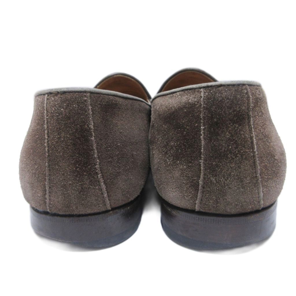 バーウィック Berwick タッセルローファー スエード レザー 革靴 41 約