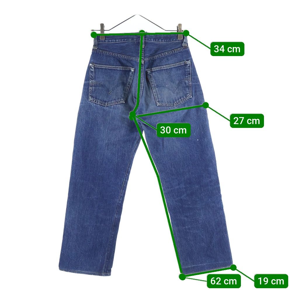 Levi's (リーバイス) 70S VINTAGE 501ZXX ボタン裏J 両面BIG E 均等V