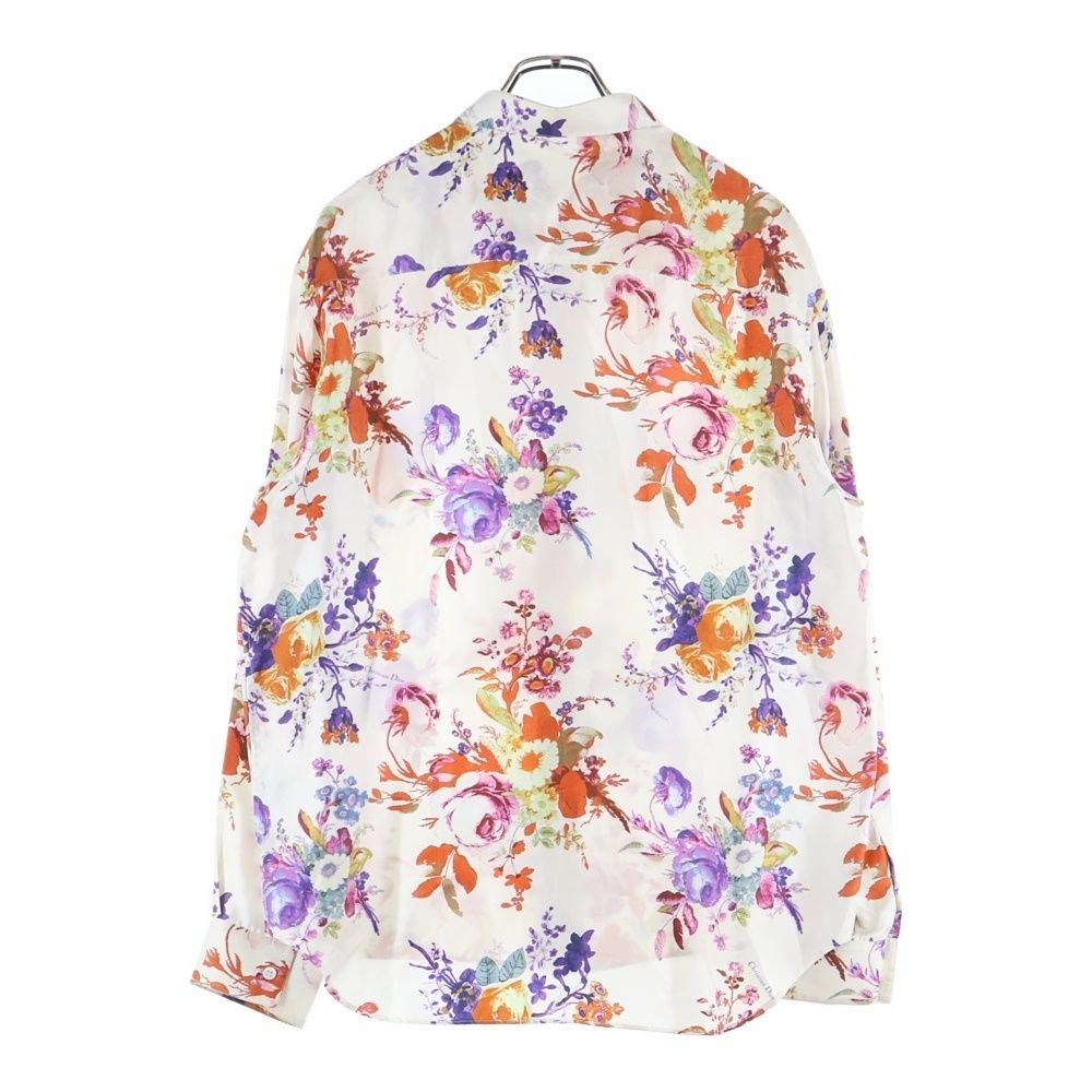 ディオール サイズ:41  19SS  923C561W6016 BEE刺繍総柄シルク長袖シャツ 中古 SB01 Christian Dior (クリスチャンディオール) 19SS ×KAWS BEE刺繍 総柄