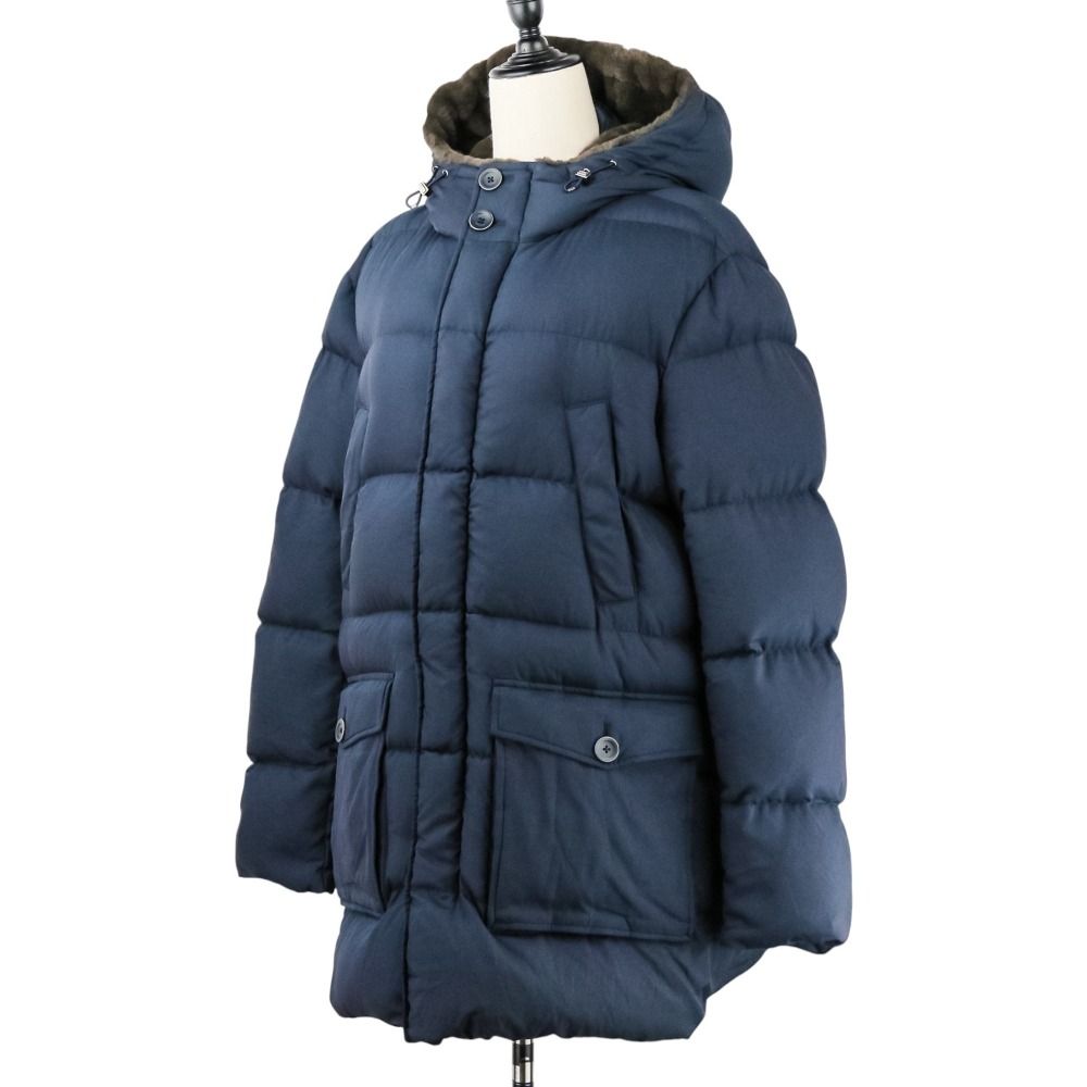 未使用 HERNO ヘルノ FTD MID PEACH ポーラテック ダウンコート