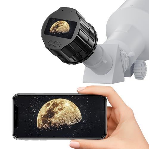 2025新登場WiFi望遠鏡カメラ 3時間連続録画 64 GB TFカード付き 望遠鏡用アクセサリー ワイヤレス電子接眼レンズ 2 Kビデオ録画 4 MPデジタル画像 28 50 mmフィールドスコープ用アクセサリー1920 x 1080 P電子接眼レ cd de 3 b