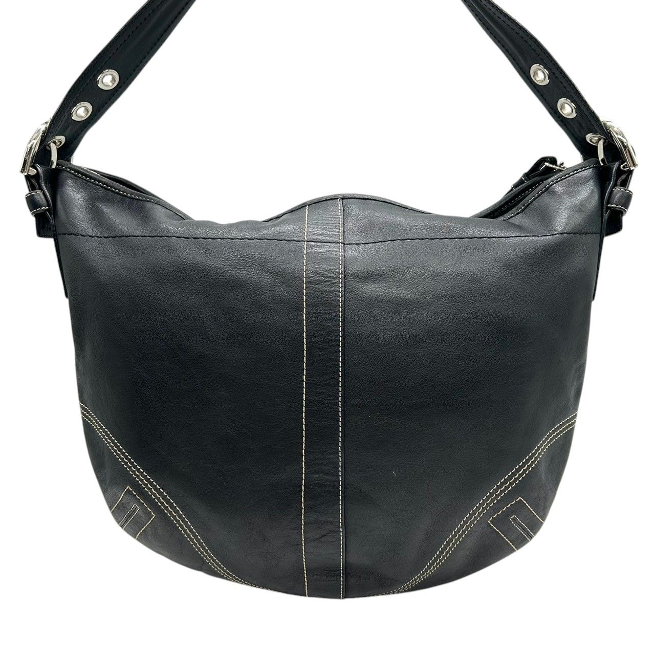 未使用級】コーチ COACH ソーホー レザー ホーボー ショルダーバッグ