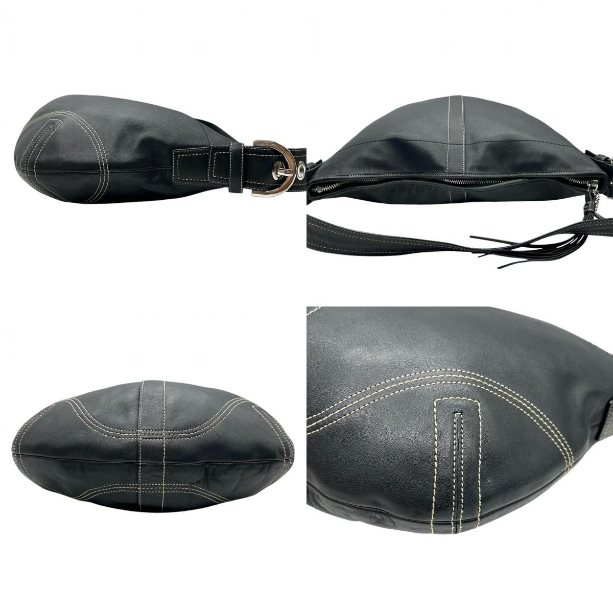 未使用級】コーチ COACH ソーホー レザー ホーボー ショルダーバッグ