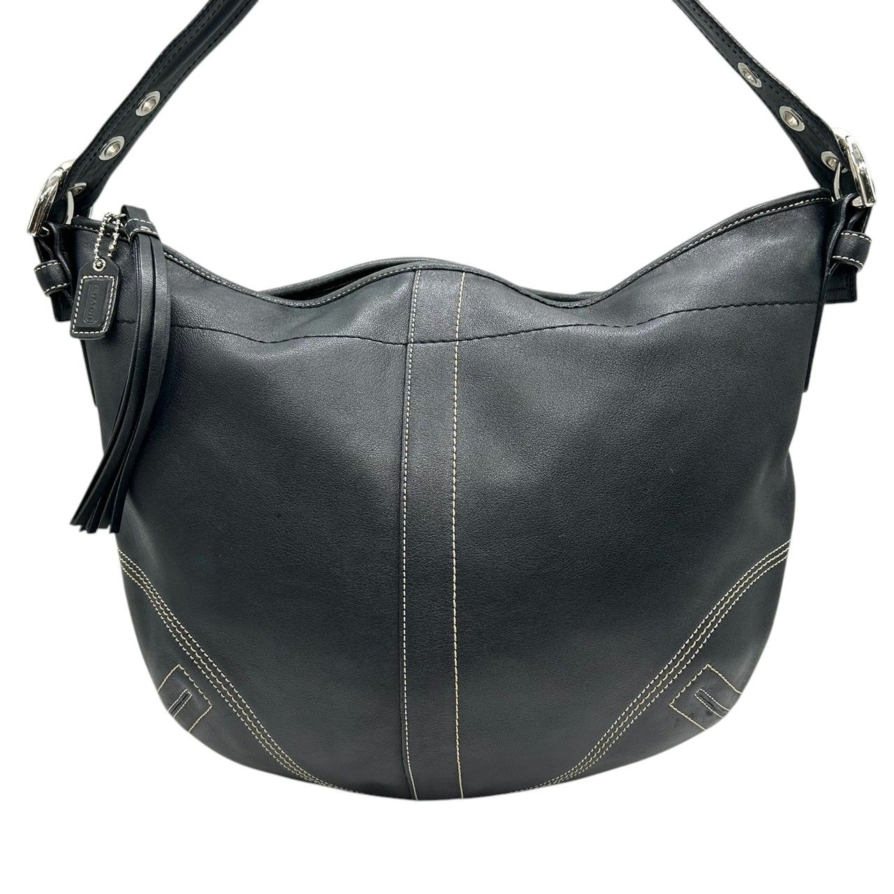 未使用級】コーチ COACH ソーホー レザー ホーボー ショルダーバッグ