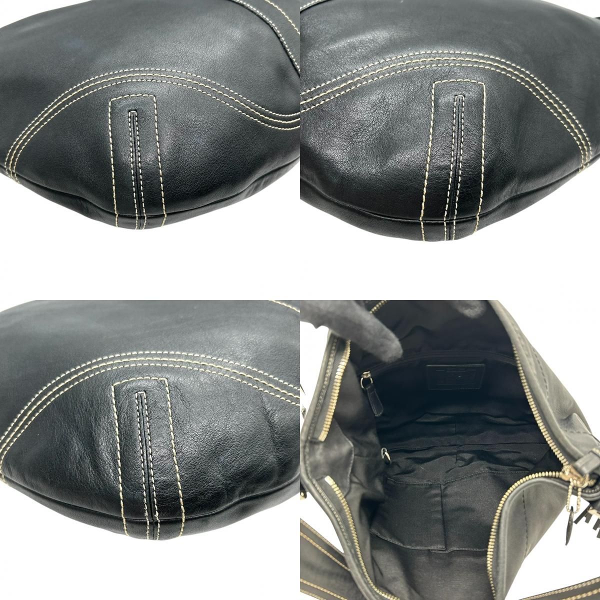 未使用級】コーチ COACH ソーホー レザー ホーボー ショルダーバッグ