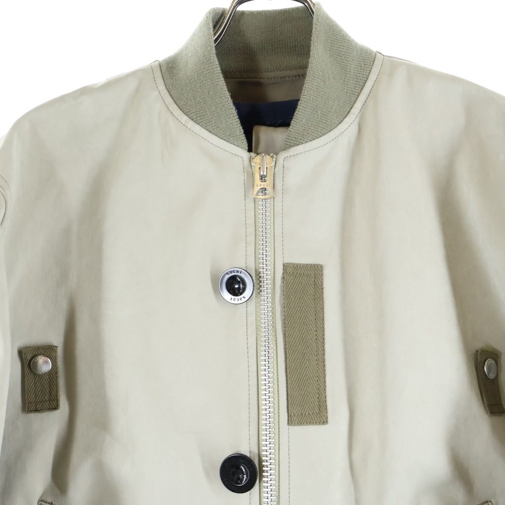 Sacai (サカイ) 23AW Faux Suede Mix Blouson フェイク スエード