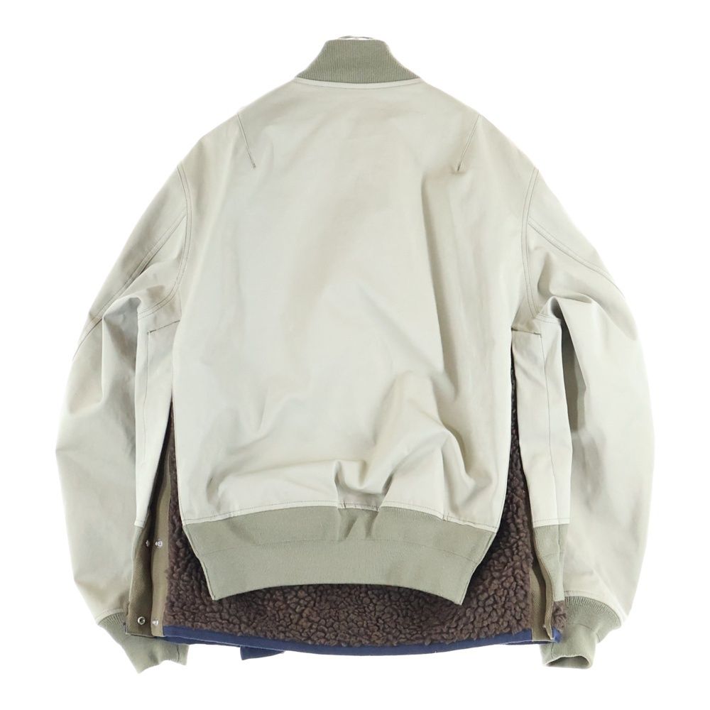Sacai (サカイ) 23AW Faux Suede Mix Blouson フェイク スエード