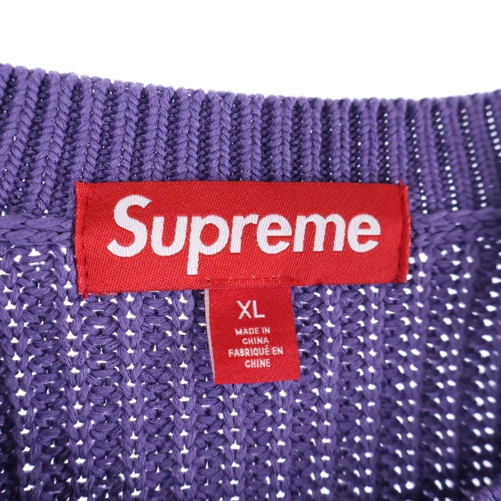 Supreme パープル ニットセーター L Supreme（ニット/セーター）の