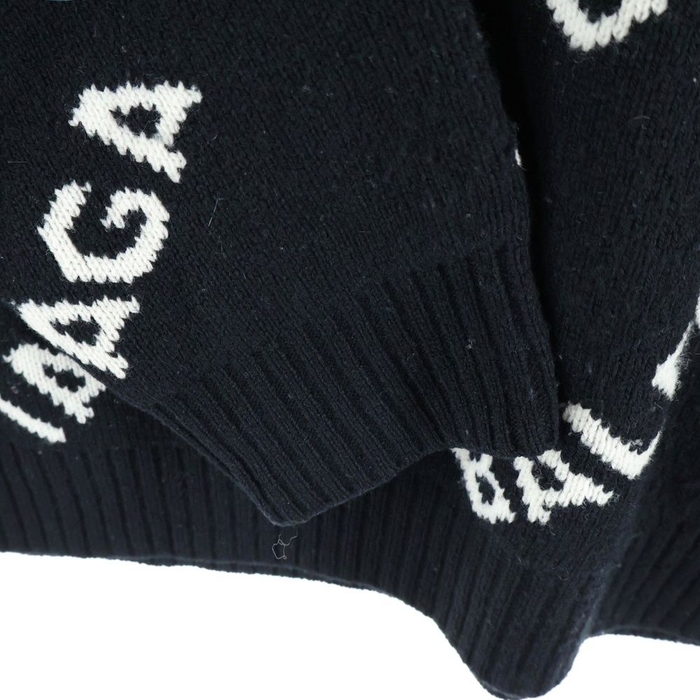 BALENCIAGA (バレンシアガ) 20AW オールオーバーロゴジャガード クルー