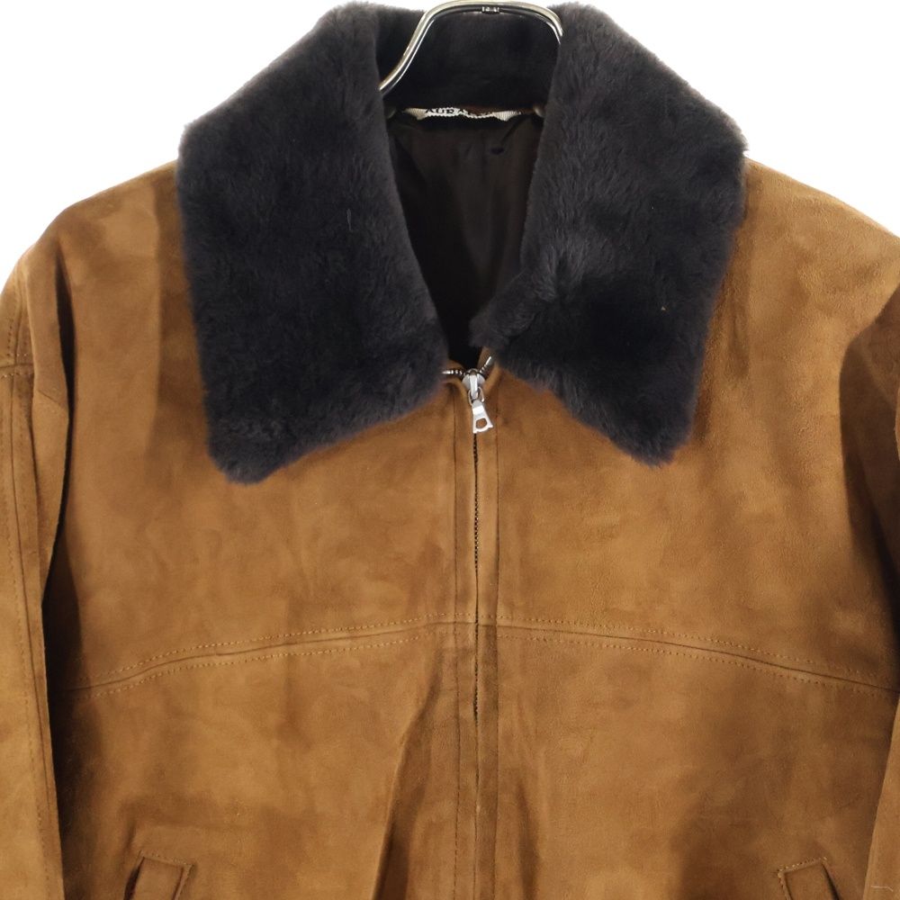 AURALEE (オーラリー) 25AW GOAT SUEDE ZIP BLOUSON ゴートレザー
