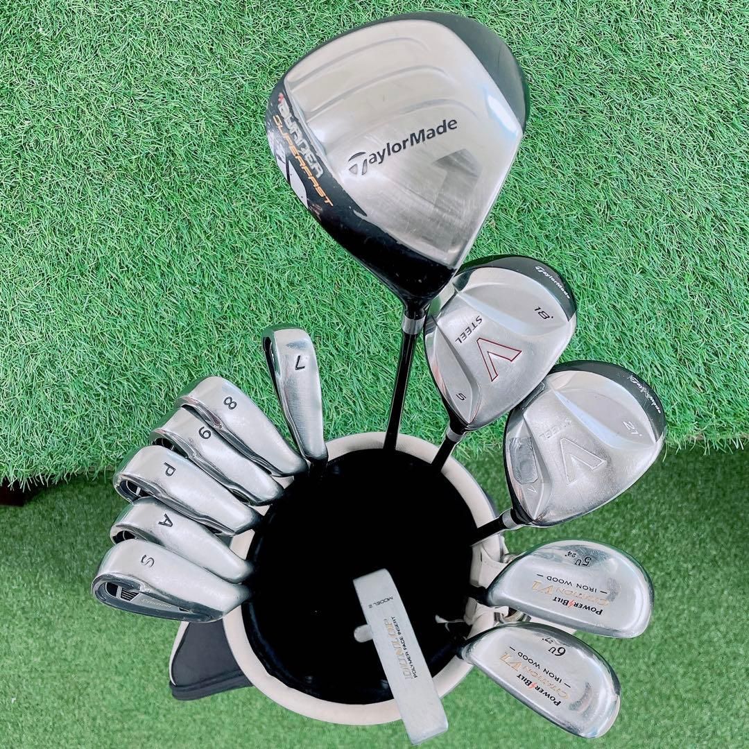 テーラーメイド バーナー ゴルフクラブ メンズセット 初心者 N2111