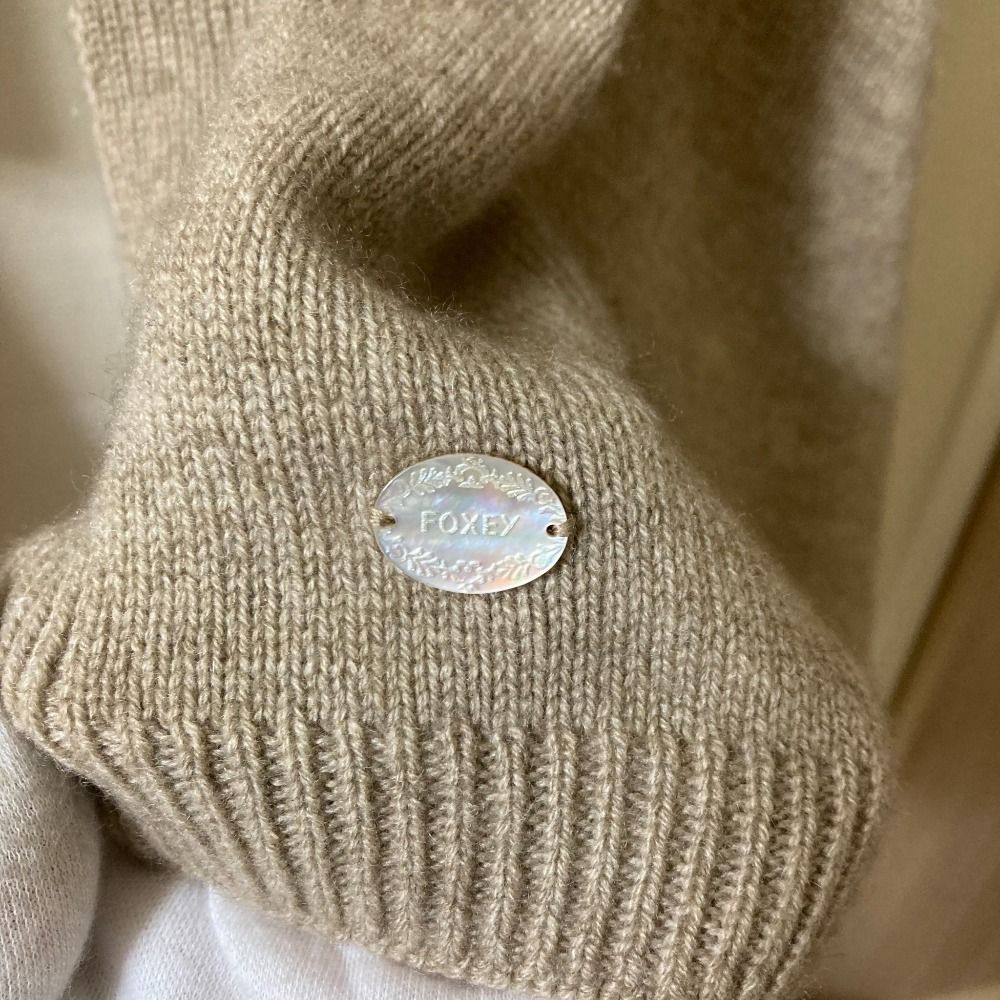 美品　希少　FOXEY フォクシー　カシミヤ100％　ニットとポンチョセット FOXEYフォクシー カシミヤ100ニット