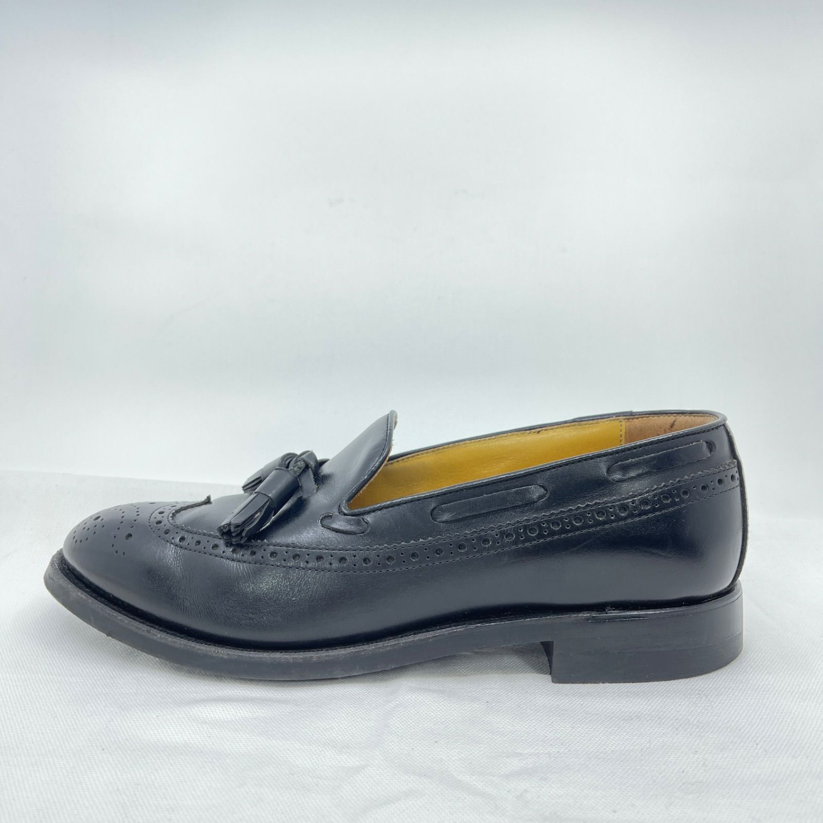 リーガル ウィングタッセルローファー 24.5 ブラック ウィングチップ