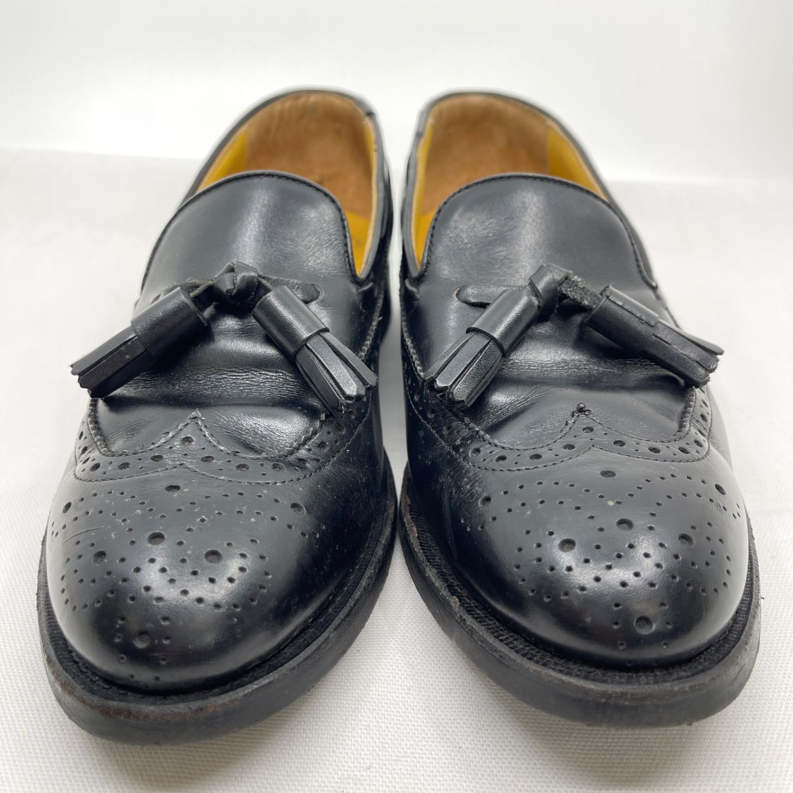 リーガル ウィングタッセルローファー 24.5 ブラック ウィングチップ