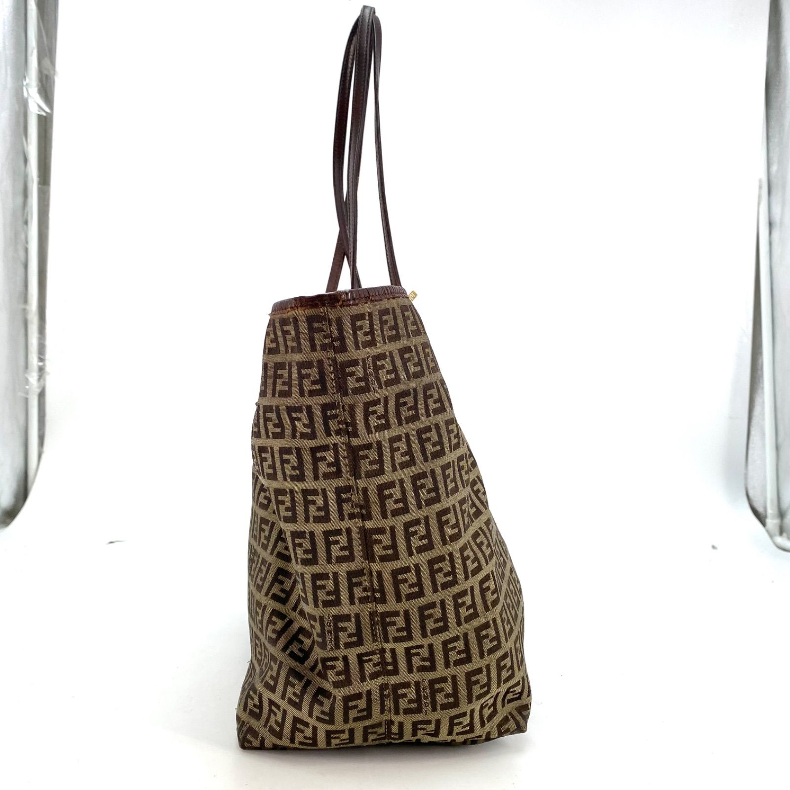 フェンディ トート ショルダーバッグ ズッキーノ ズッカ A4 FZ505