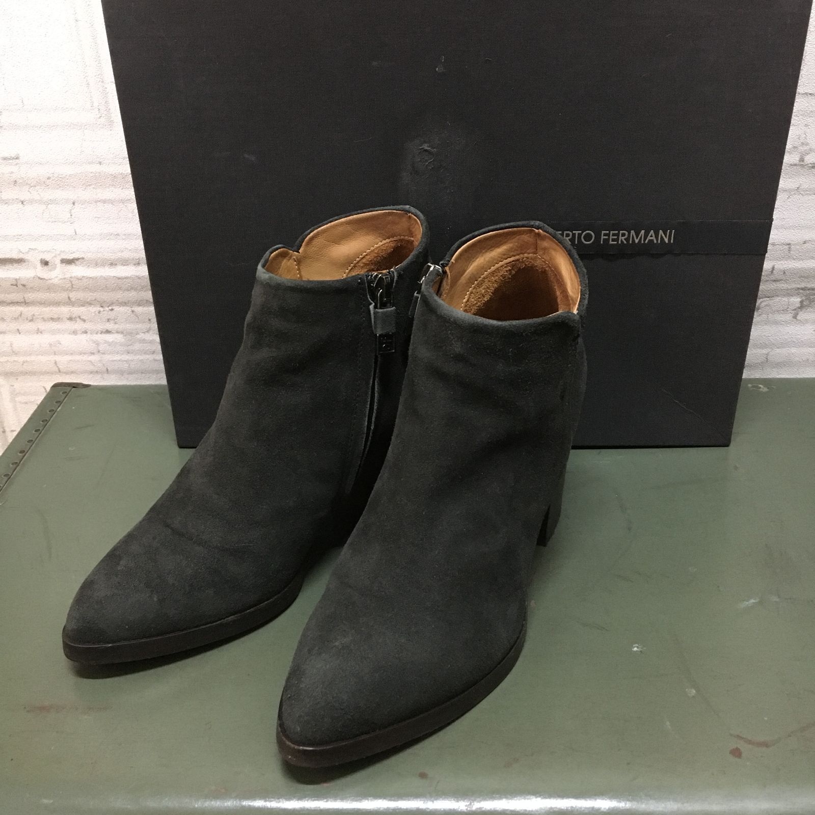 イタリア製 ALBERTO FERMANI 靴 USED 12753 イタリア製 ALBERTO 