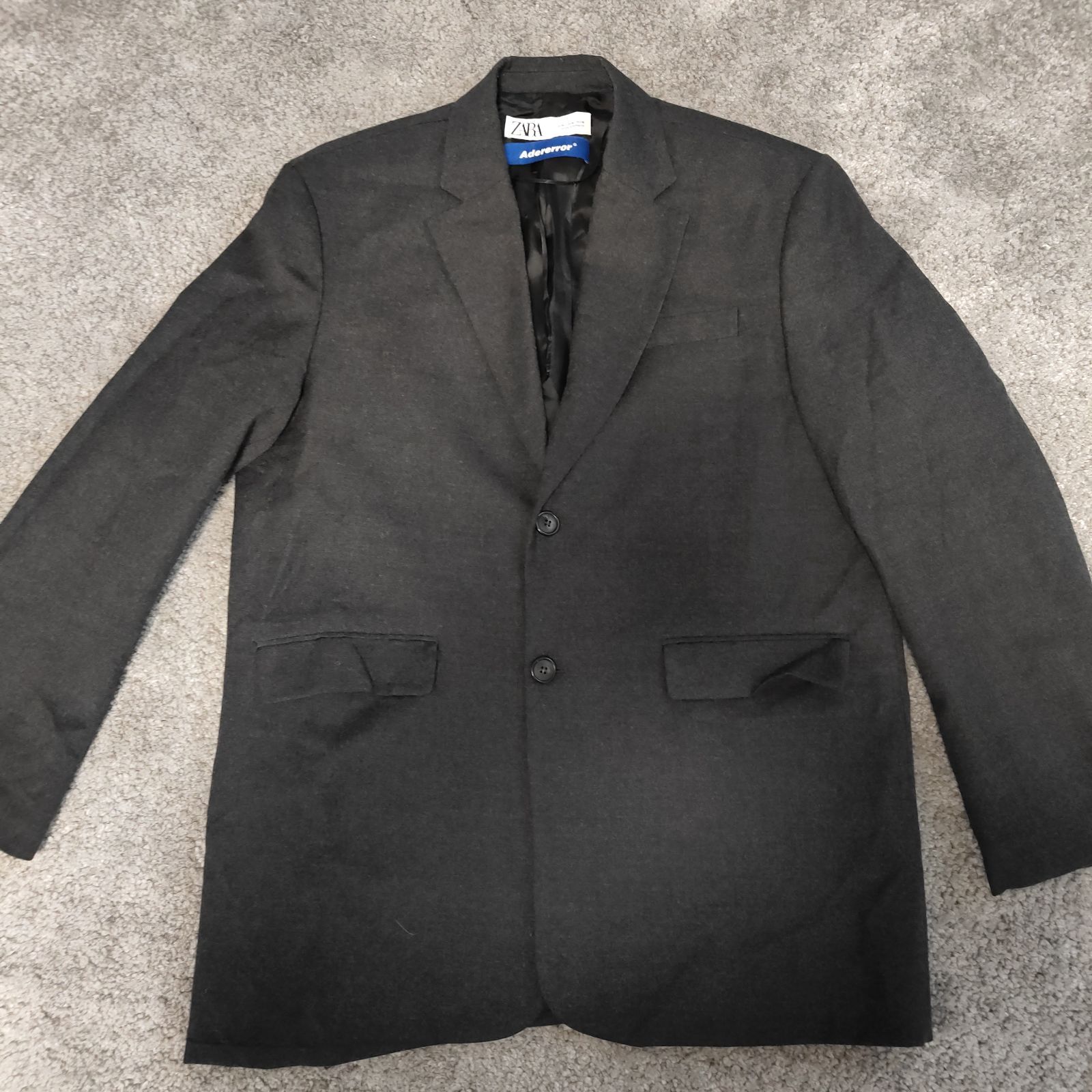 ZARA ADERERROR テーラードジャケット ダークグレー ZARA ADERERROR ザラ アーダーエラー 【サイズ】 USA Mサイズ