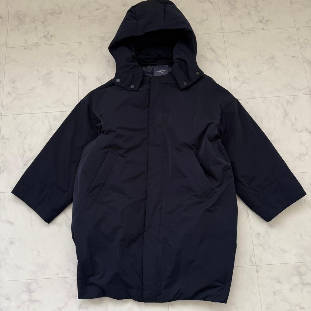 Gymphlex 2WAY ダウンジャケット ロング フードネイビー 14 - メルカリ