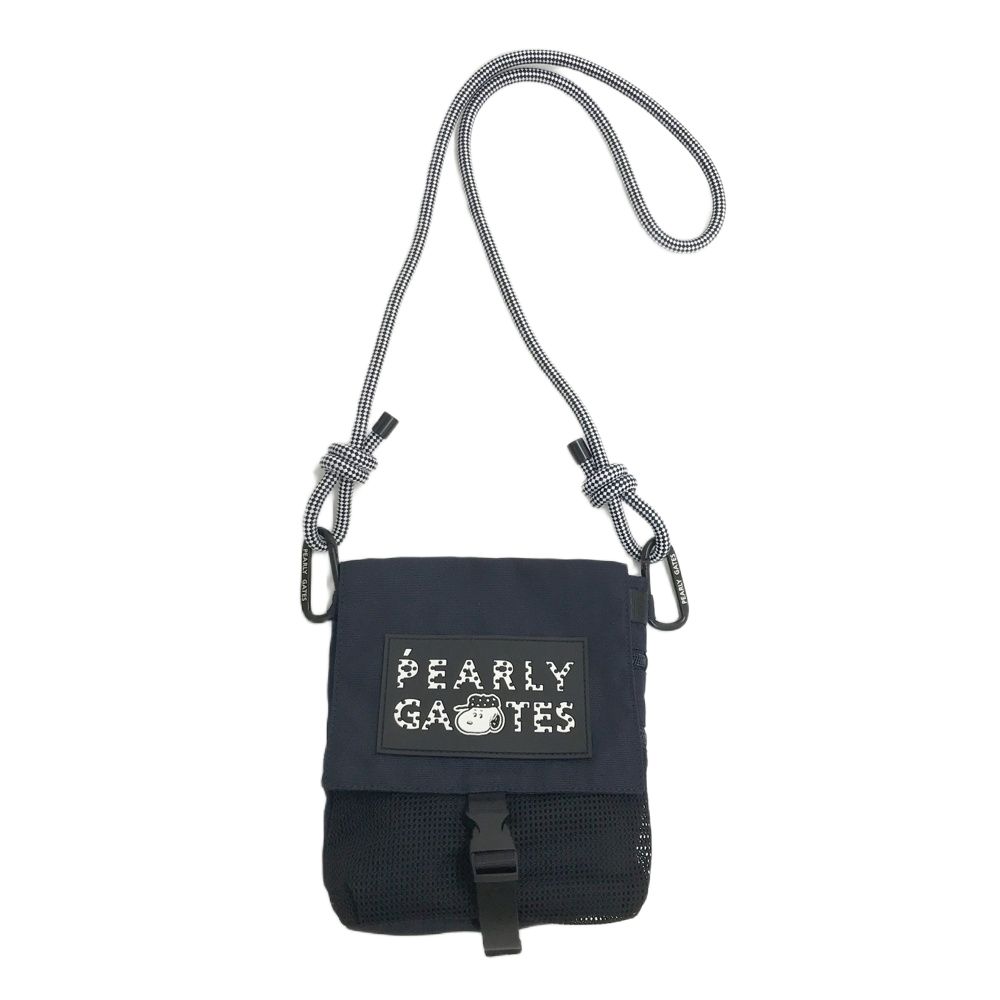 PEARLY GATES パーリーゲイツ ショルダーバッグ スヌーピー ネイビー系 240101569943 ゴルフウェア ストスト