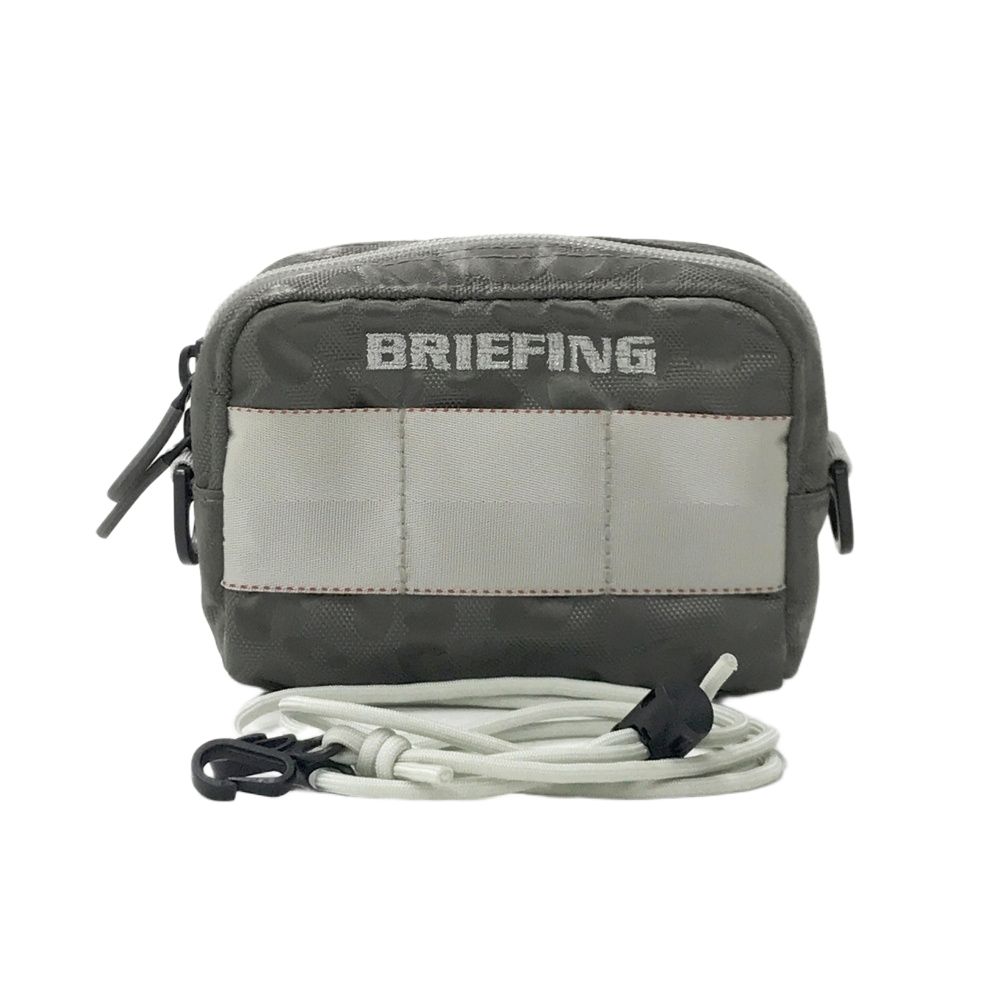 BRIEFING GOLF ブリーフィング ポーチ ヒョウ レオパード柄 グレー系