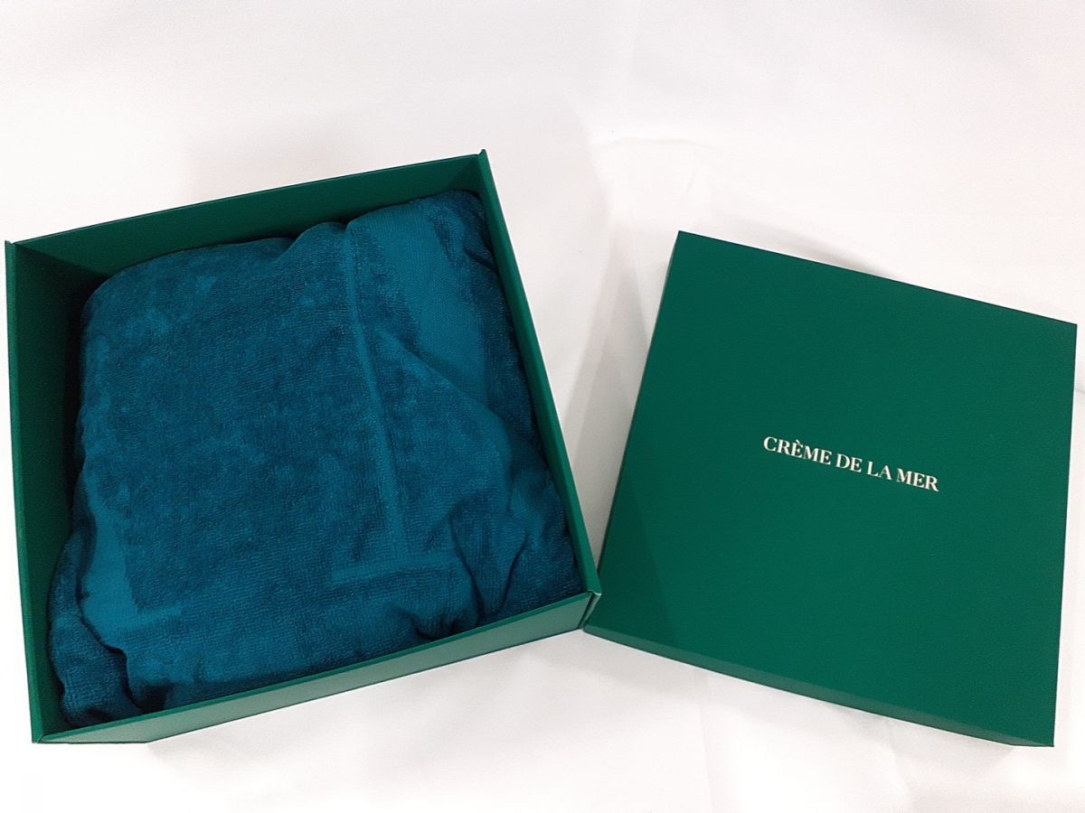 La mer ラメール ブランケット2025年新品未使用 LA MER ラメール オリジナルブランケットタオル グリーン 緑 2025年