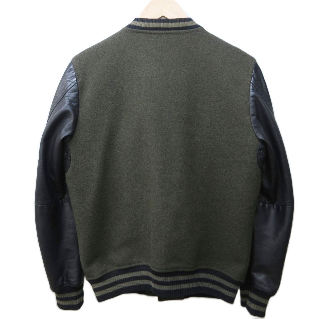 ディーゼル DIESEL L-Harryz スタジャン S カウハイドレザー切替 DIESEL（ディーゼル） スタジアムジャンパー メンズ レザー切替