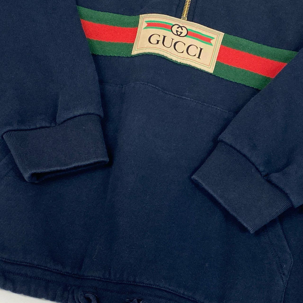 GUCCI フード付きスウェット ネイビー 24097185_54164280_1000.jpg