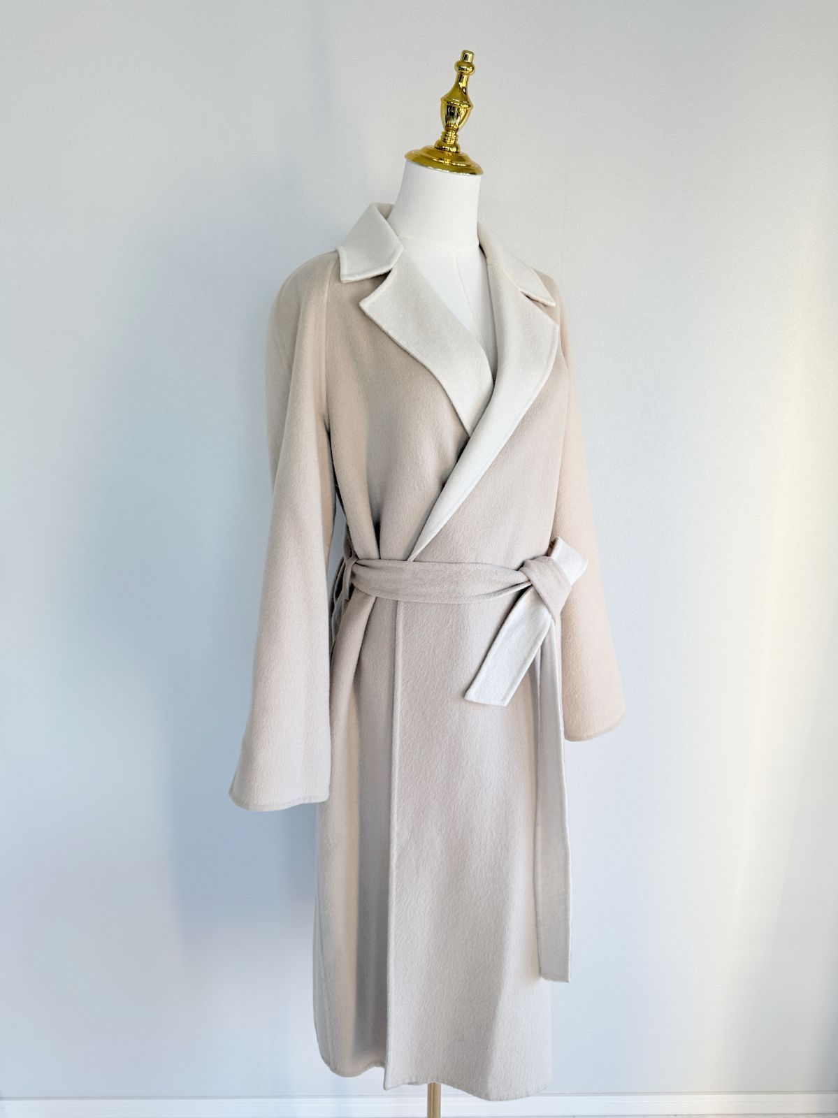 定価約25万☆美品FOXEYフォクシー高級ダブルフェイス上質カシミヤ