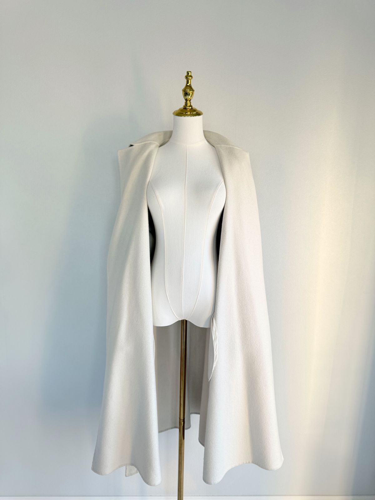 定価約25万☆美品FOXEYフォクシー高級ダブルフェイス上質カシミヤ