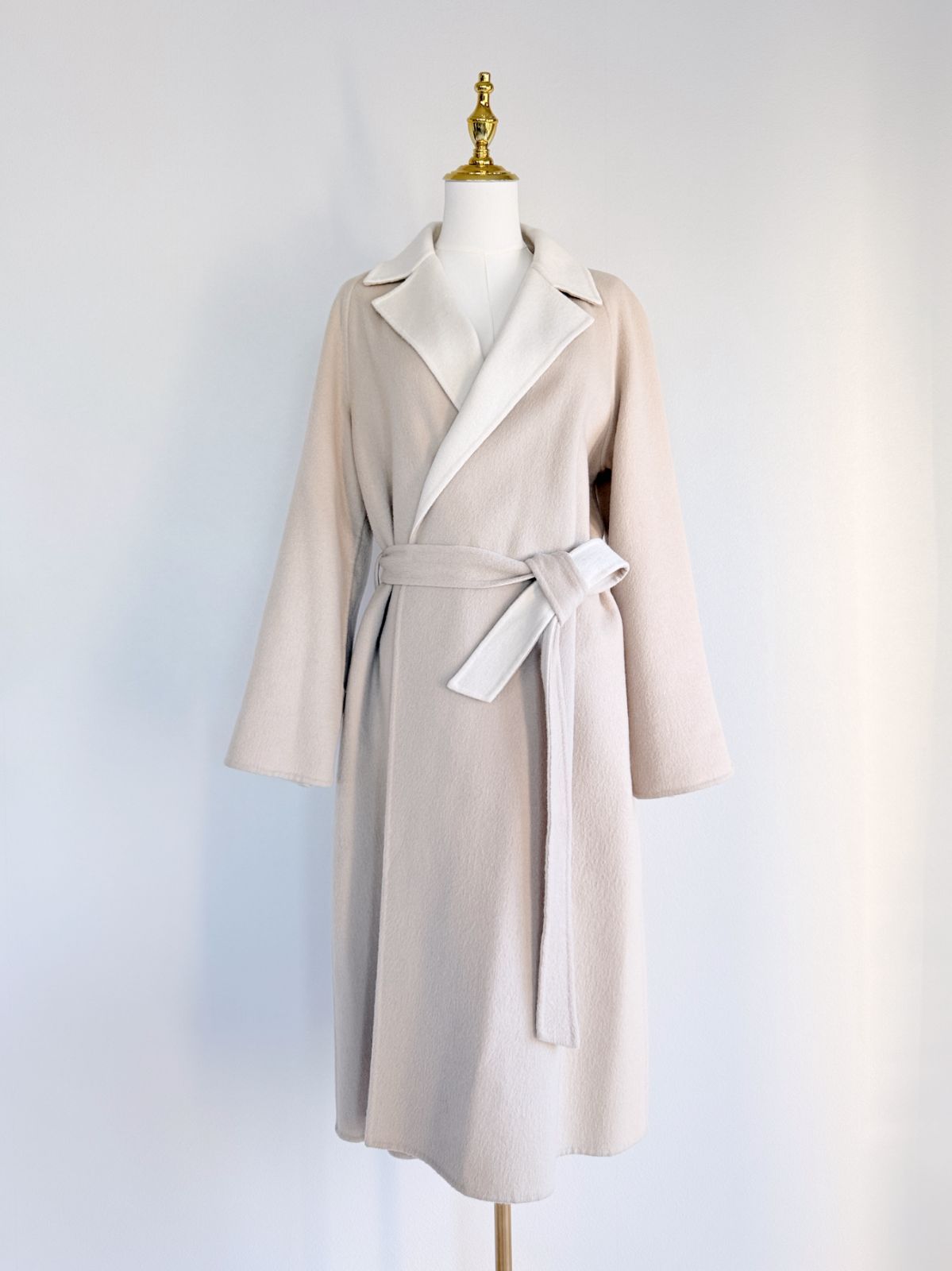 定価約25万☆美品FOXEYフォクシー高級ダブルフェイス上質カシミヤ