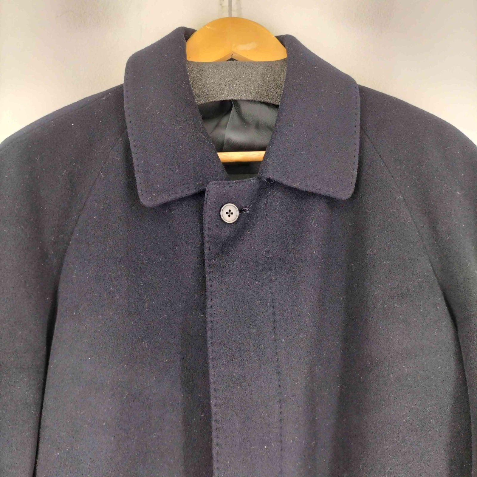 ゴタイリク 五大陸 カシミヤ100比翼ステンカラーコート メンズ JPN：4