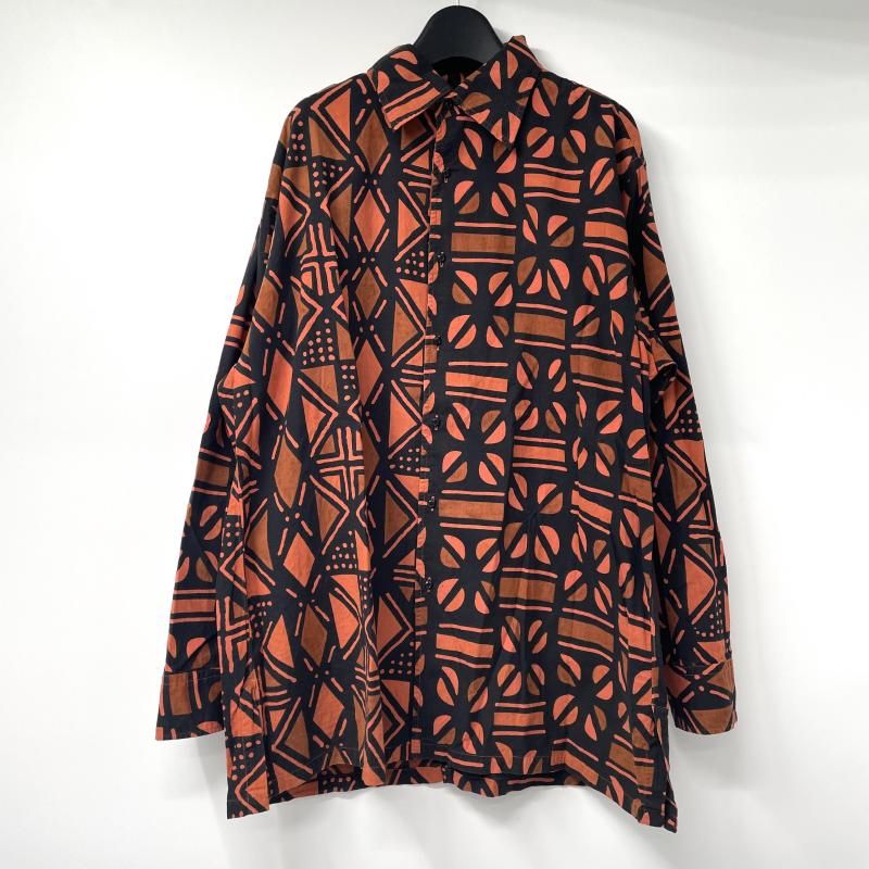 NICENESS 23SS HARTLEY 民族総柄シャツ サイズM マルチカラー NN