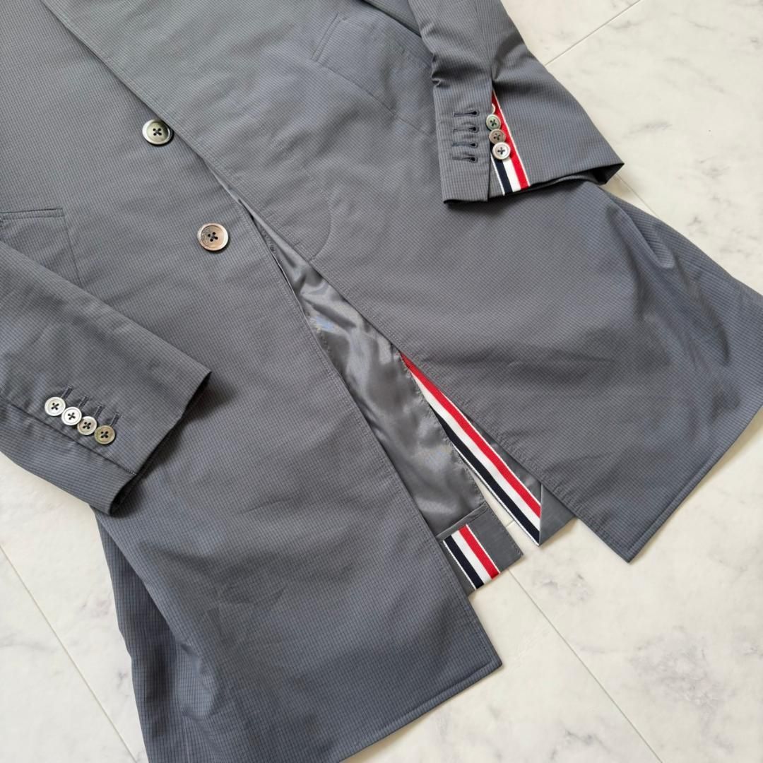 Thom browne トムブラウン ステンカラーコート トリコロール 00 - メルカリ