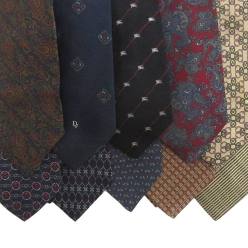 ◇ハイブランドネクタイ 16本まとめ エルメス グッチ ディオール セリーヌ他 セリーヌ CELINE エルメス フェンディ クリスチャンディオール イヴ