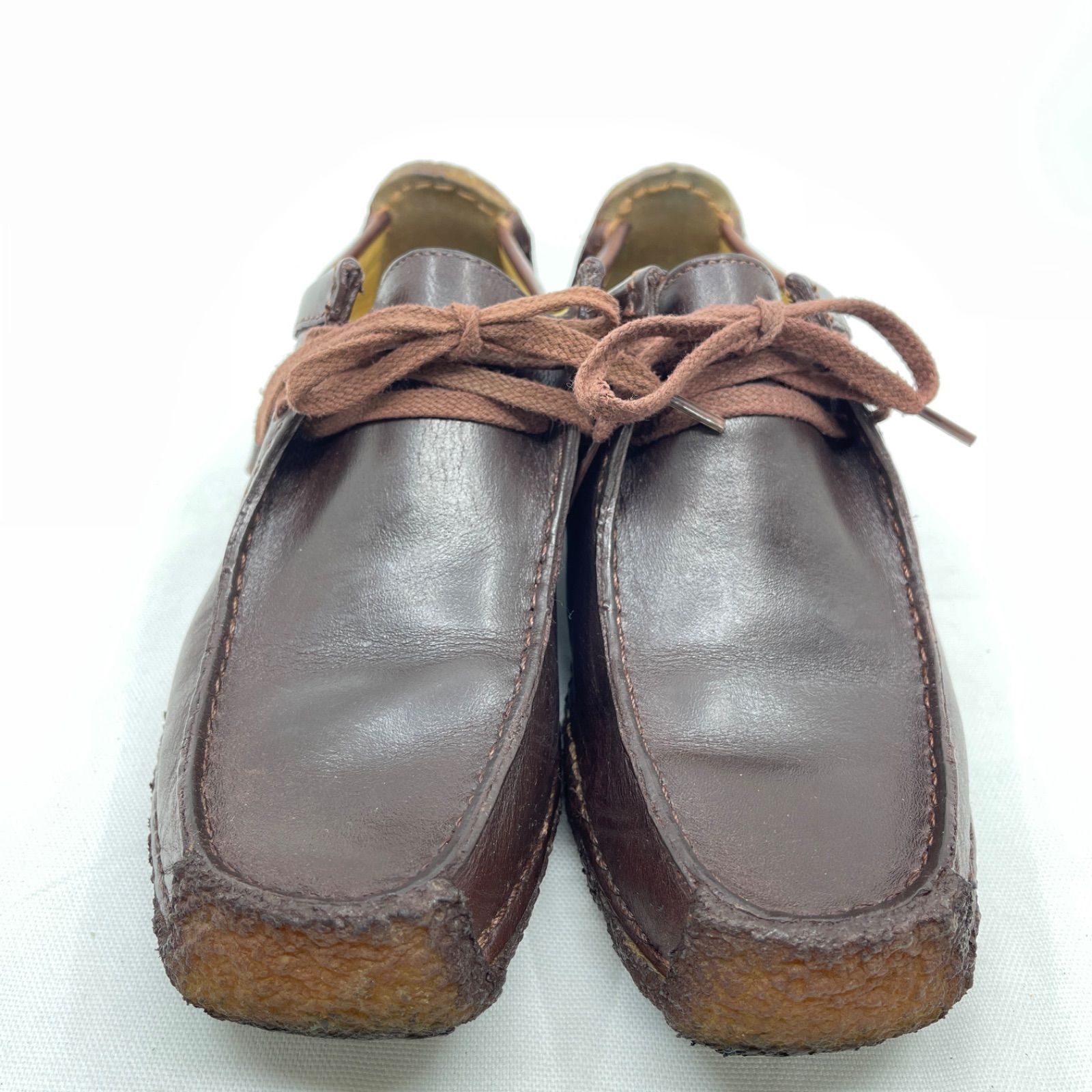 クラークス ナタリー UK4.5 23.0-23.5 ブラウン ワラビー - メルカリ