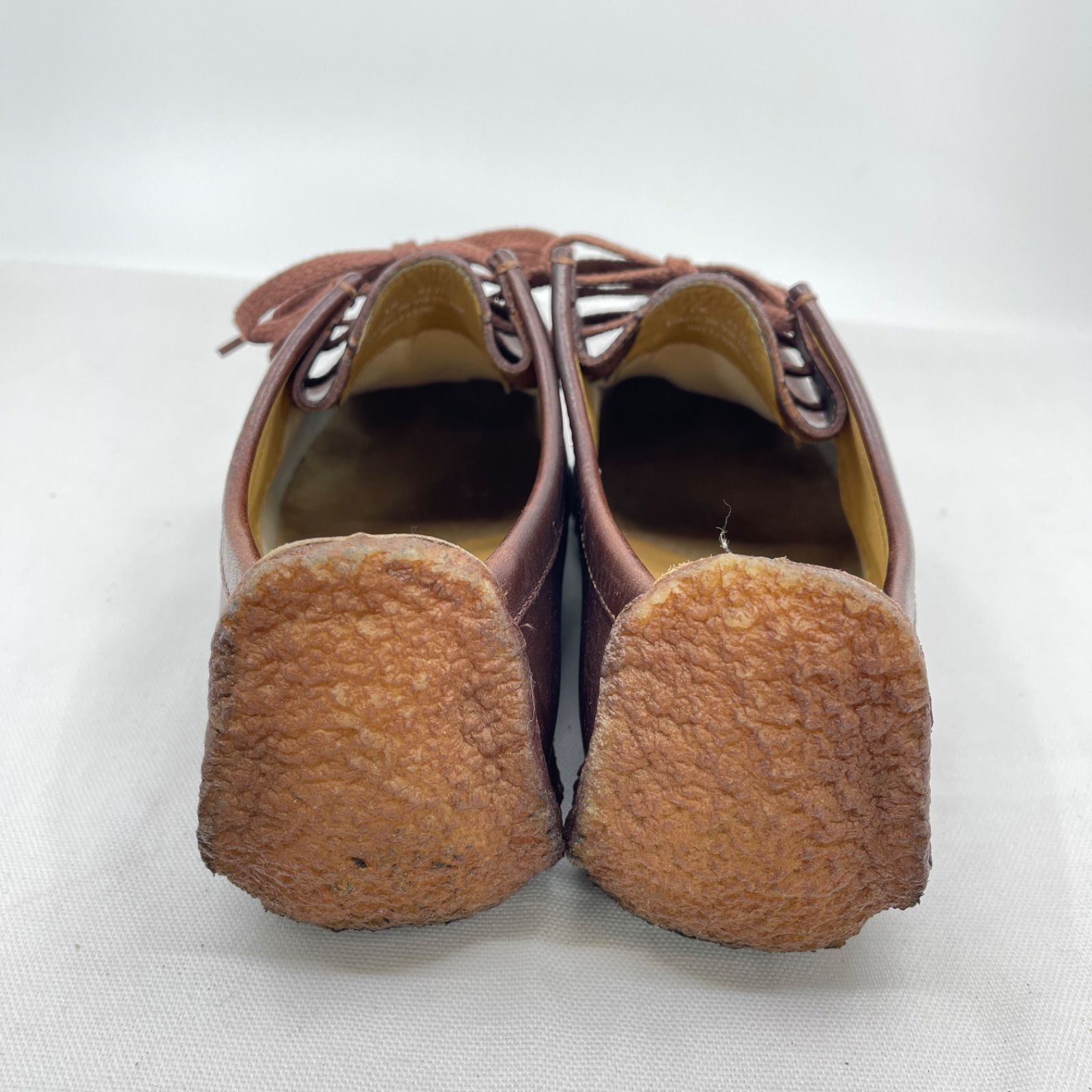 クラークス ナタリー UK4.5 23.0-23.5 ブラウン ワラビー - メルカリ