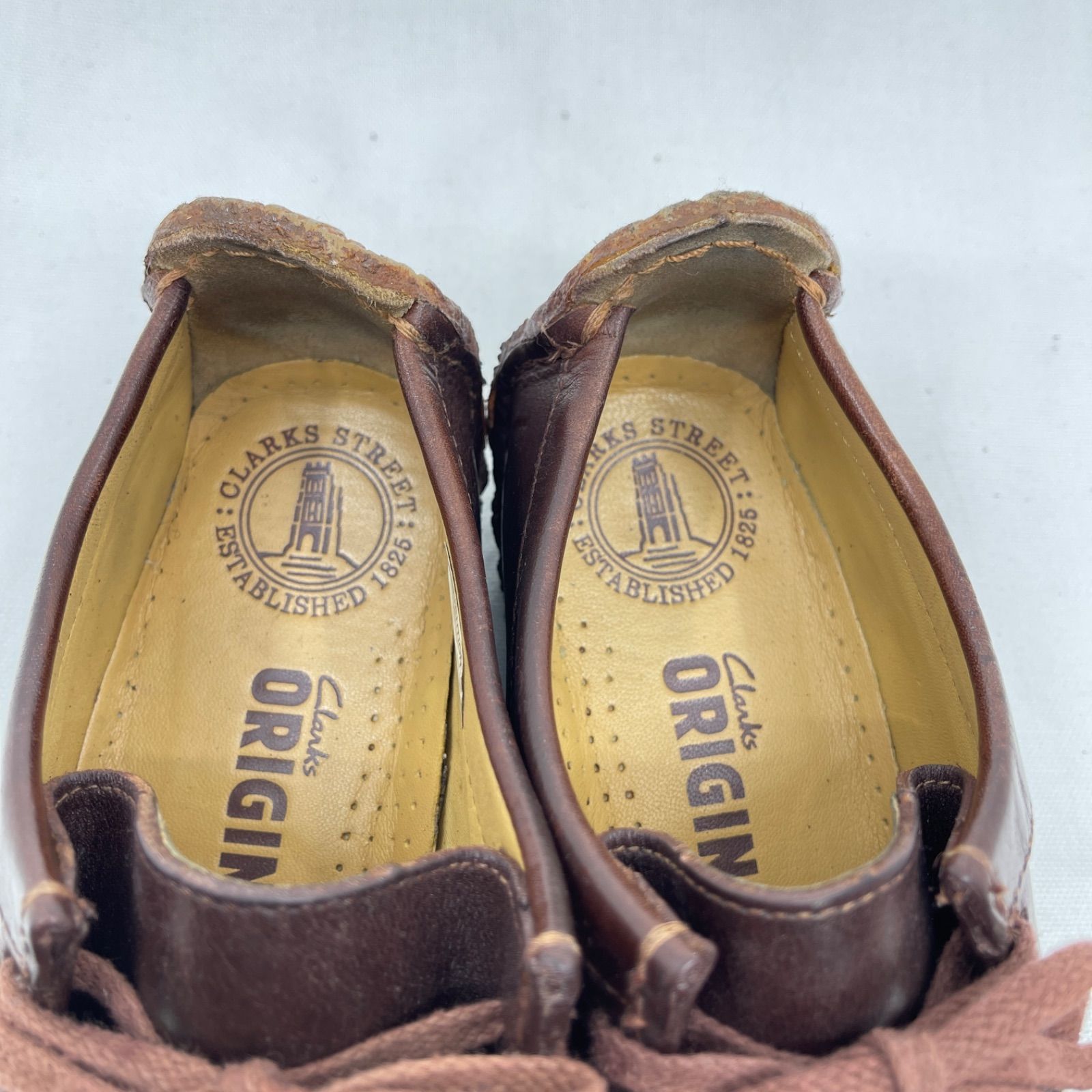 クラークス ナタリー UK4.5 23.0-23.5 ブラウン ワラビー - メルカリ