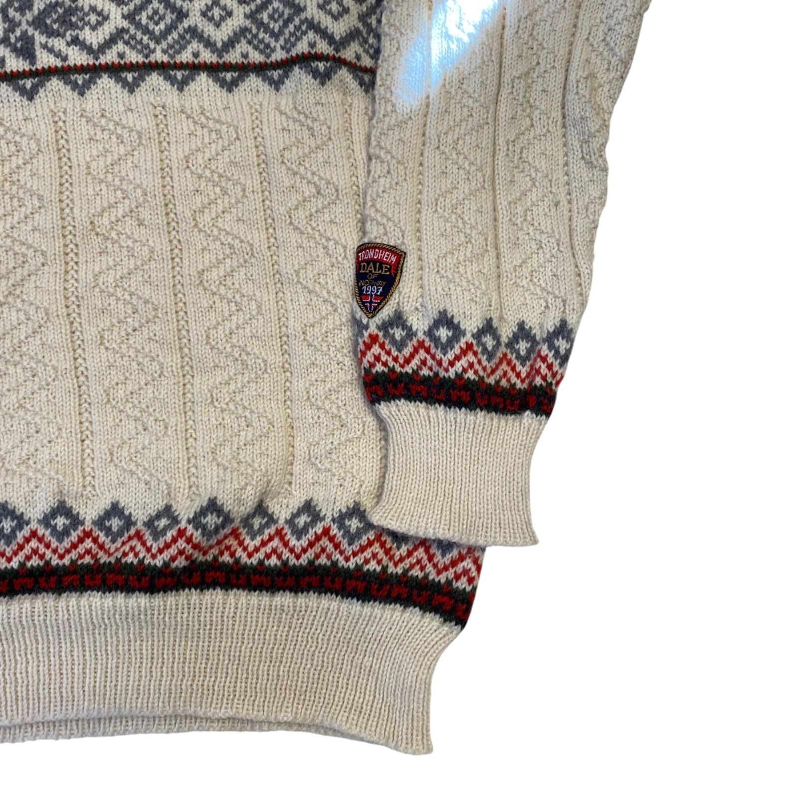 90s】DALE OF NORWAY ノルディック柄 ウールニット セーター