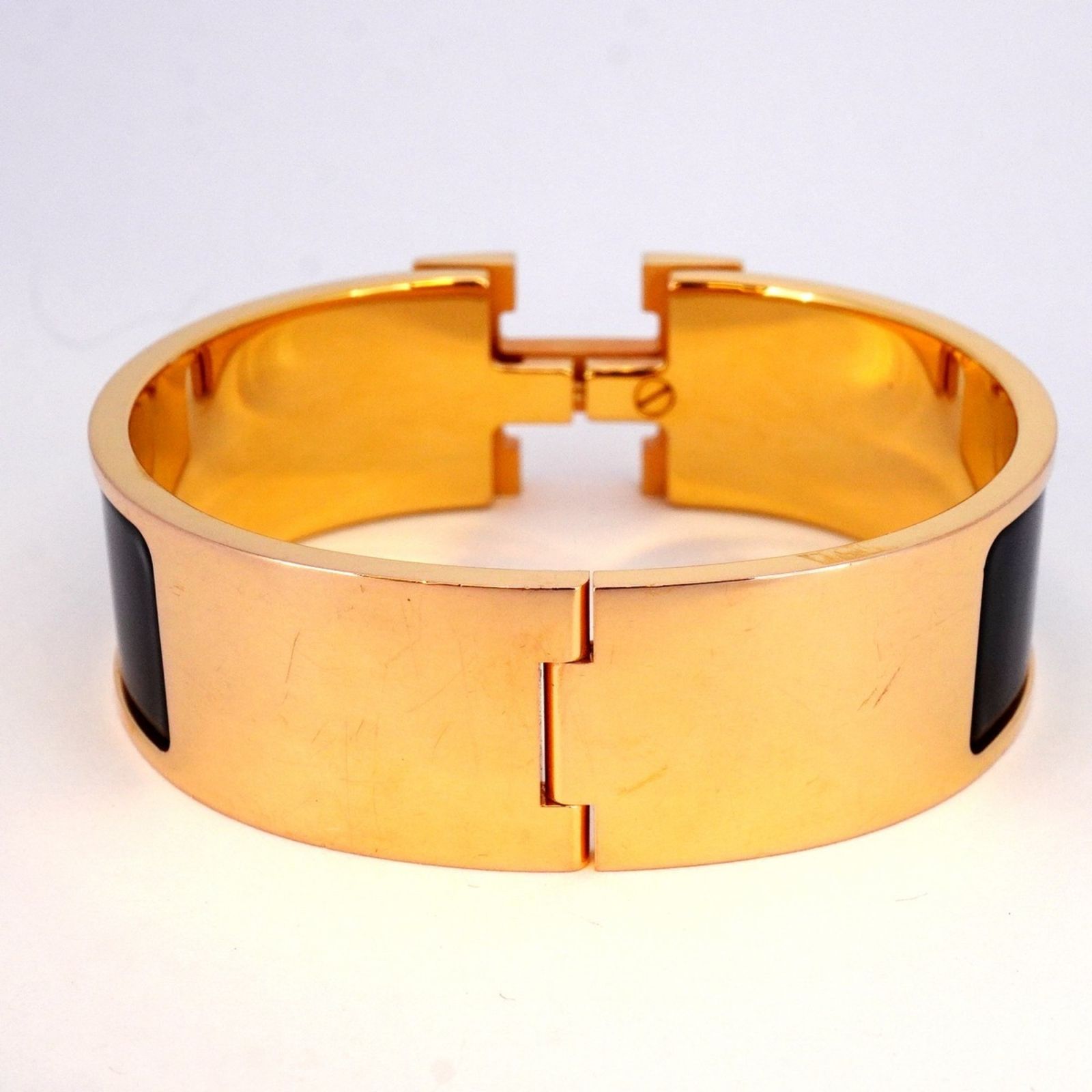 エルメス(Hermes) エルメス バングル クリッククラックGM GPメッキ