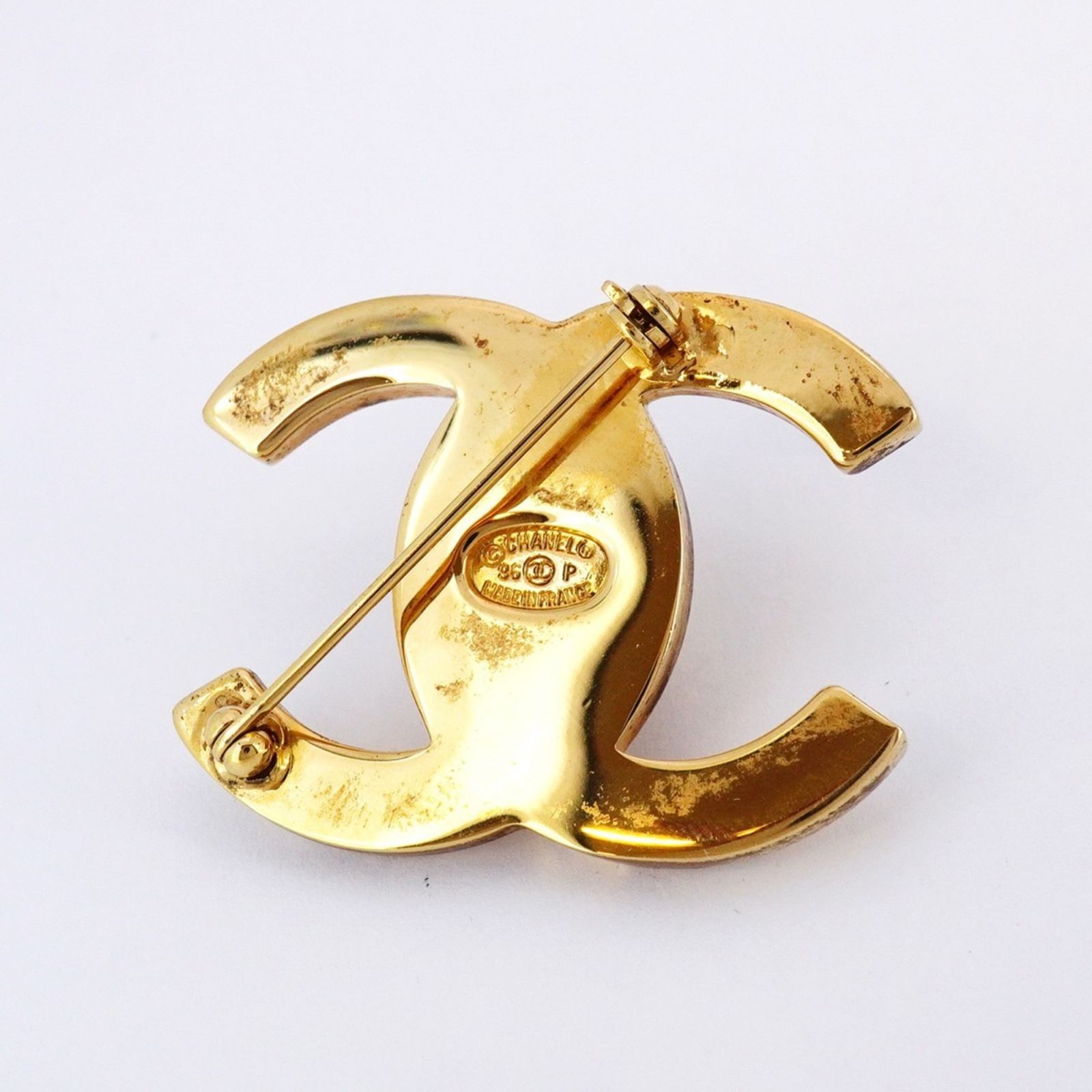 シャネル(Chanel) シャネル ブローチ ココマーク ターンロック GP