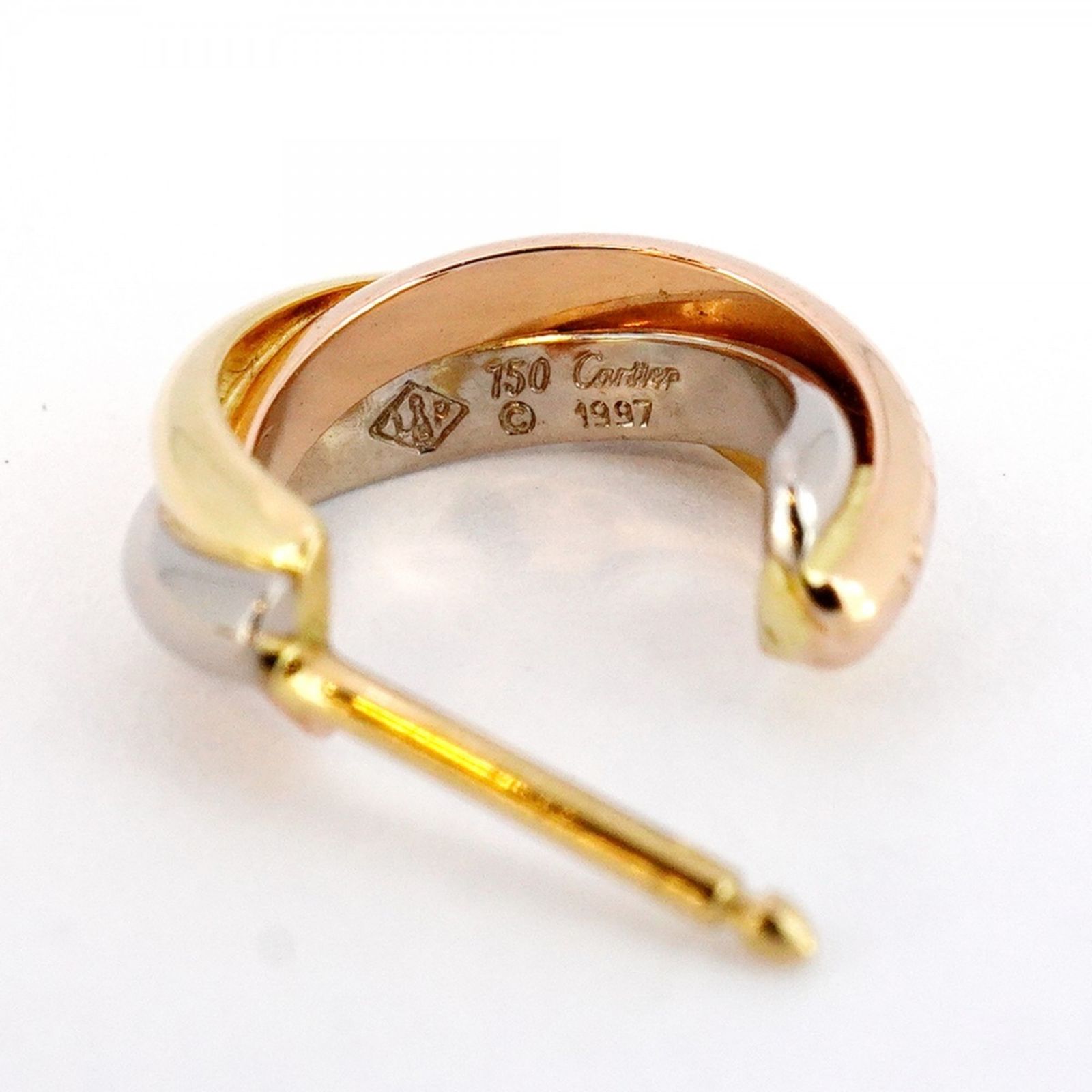 カルティエ(Cartier) カルティエ ピアス トリニティ 18KYG イエロー