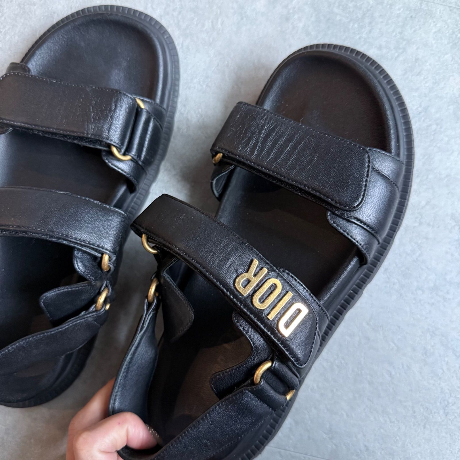 Christian Dior クリスチャンディオール DIORACT ラムスキン スポーツ